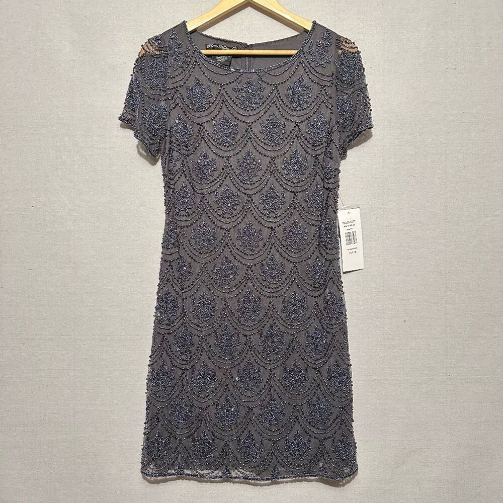 NWT Pisarro Nights Beaded Cocktail Dress - size 10